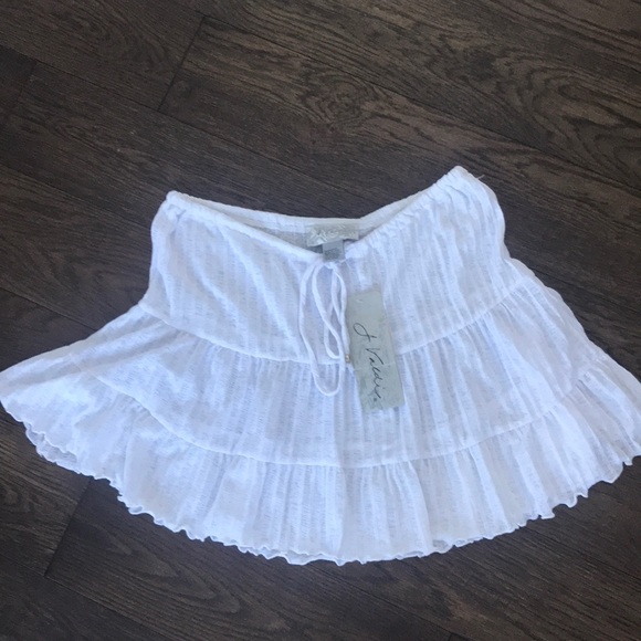 NWT White coverup skirt - Picture 1 of 4